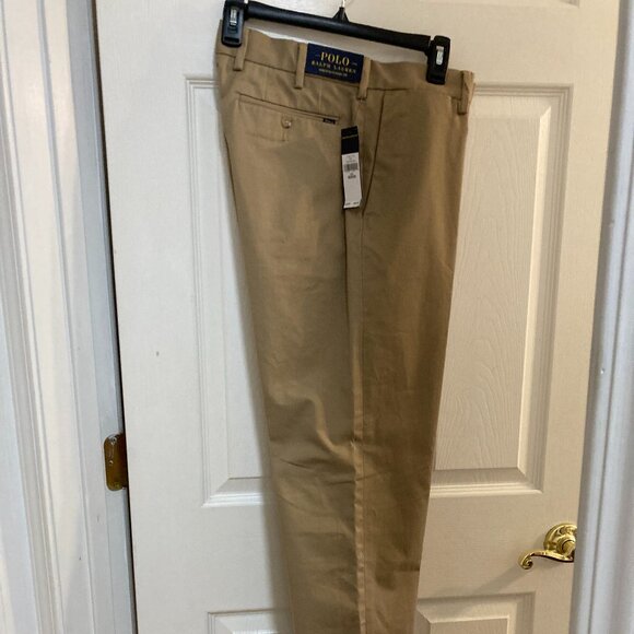 New POLO Lauren Men's Khaki Pants 30/30 - Picture 1 of 5